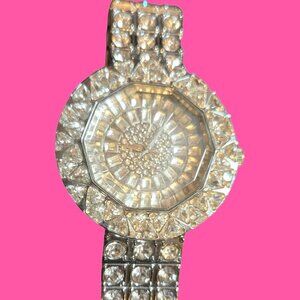 CRYSTAL/  BLING WATCH~ WOMEN'S WATCH SILVER